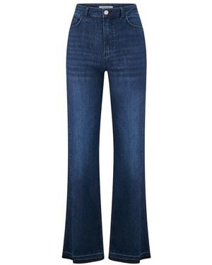 Peter Hahn Wide Leg-Jeans - Blau