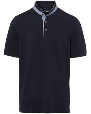 Bugatti Henley-Shirt - Blau
