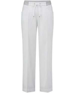 Toni Wide Fit-7/8-Hose Modell Sue - Weiß