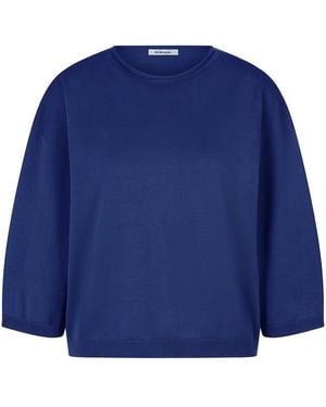Peter Hahn Rundhals-Pullover Aus 100% Supima-Baumwolle - Blau