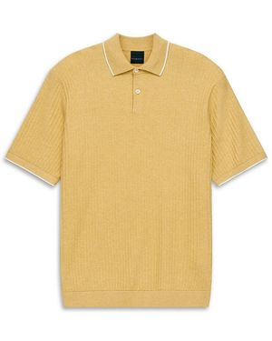 Bugatti Polo-pullover regular fit - Gelb