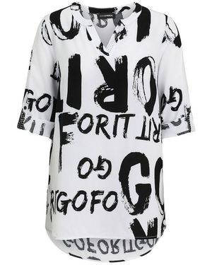 Doris Streich Long-Bluse - Weiß