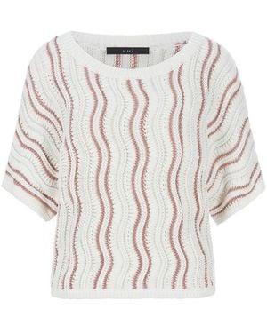 Ouí Rundhals-Pullover - Natur