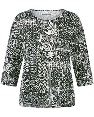 Green Cotton Shirt Gurli - Grau