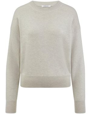 Peter Hahn Rundhals-Pullover - Weiß