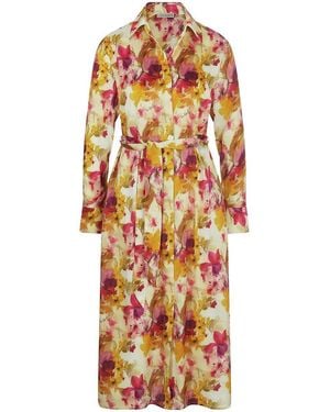Uta Raasch Kleid Hemdkragen - Mehrfarbig