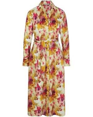 Uta Raasch Kleid Hemdkragen - Mehrfarbig