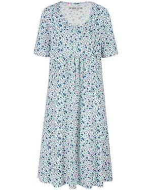 Green Cotton Jersey-Kleid Selma - Blau