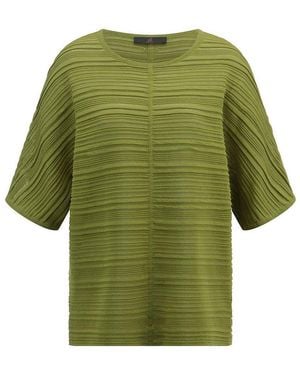 Emilia Lay Rundhals-Pullover, Gr. M - Grün
