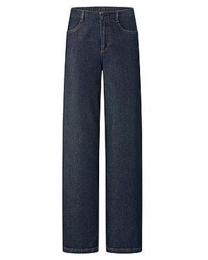 Peter Hahn Wide Fit-Jeans Van - Blauw