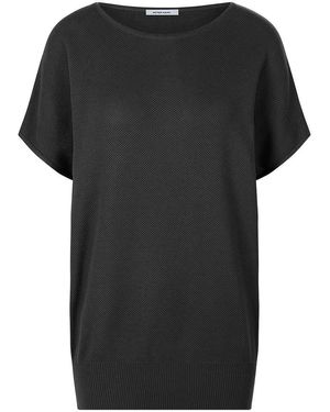Peter Hahn Rundhals-Pullover Aus 100% Supima-Baumwolle - Schwarz