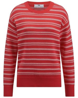 Peter Hahn Rundhals-pullover - Rot