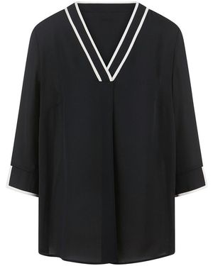 Emilia Lay Bluse, Gr. M - Schwarz