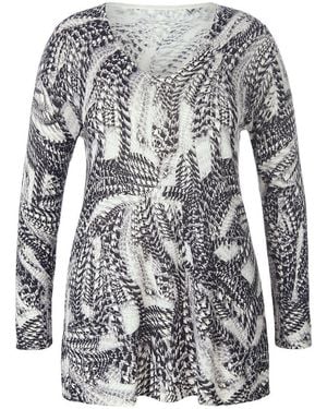 Anna Aura V-Pullover Aus Seide Und Kaschmir - Grau