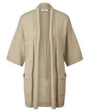 Peter Hahn Lang Vest Van - Naturel