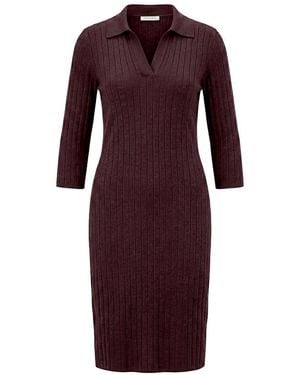 Peter Hahn Strickkleid - Lila