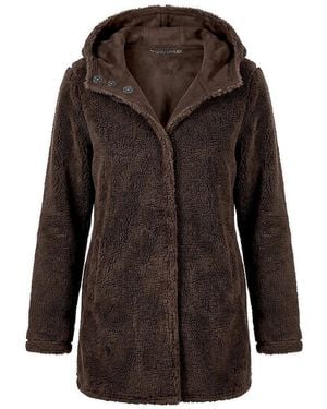 Basler Webpelz-Jacke - Braun