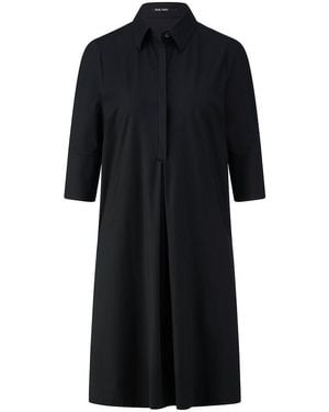 MARC AUREL Kleid Hemdkragen - Schwarz