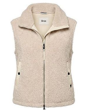 Brax Teddy-Gilet Van - Naturel