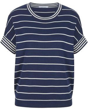 Peter Hahn Rundhals-pullover - Blau