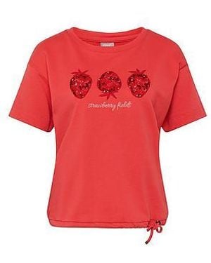 Rabe Shirt Ronde Hals Van - Rood