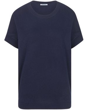 Peter Hahn Rundhals-Pullover Aus 100% Supima-Baumwolle - Blau