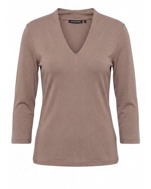 Peter Hahn Shirt 3/4-Arm - Braun