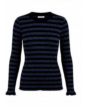 efixelle Shirt Ronde Hals Van - Blauw