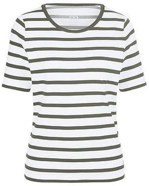 Basler Shirt Ronde Hals 100% Katoen Van - Grijs