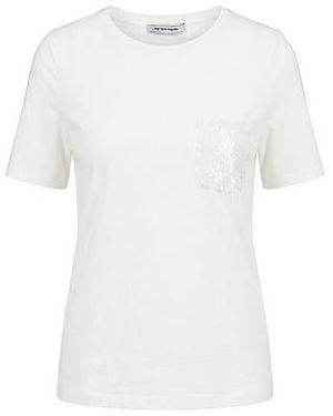 Peter Hahn Shirt Ronde Hals Van - Wit