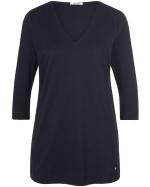 efixelle V-Shirt 3/4-Arm - Schwarz