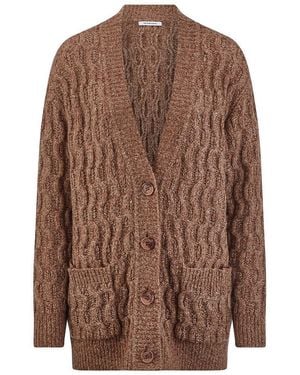 Peter Hahn Strickjacke - Braun