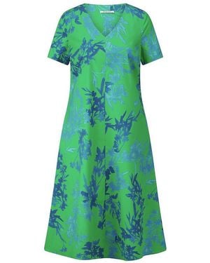 Peter Hahn Kleid v-ausschnitt - Grün