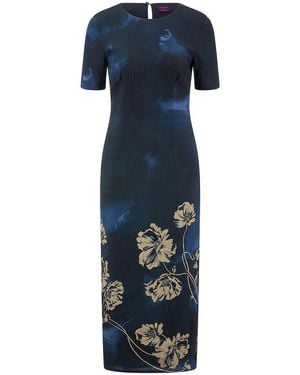 TALBOT RUNHOF X PETER HAHN Kleid Zum Schlupfen - Blau