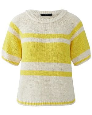 Ouí Rundhals-Pullover - Gelb