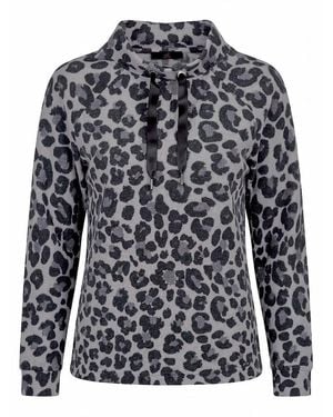 Emilia Lay Sweatshirt Stehkragen - Schwarz