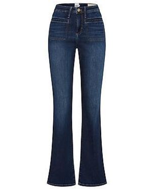 Brax Slim Flared-Jeans Van - Blauw