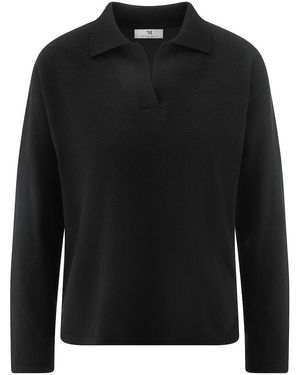 Peter Hahn Polo-Pullover - Schwarz