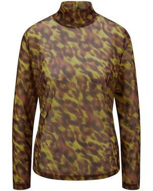 Basler Stehkragen-Shirt, Gr. S - Grün