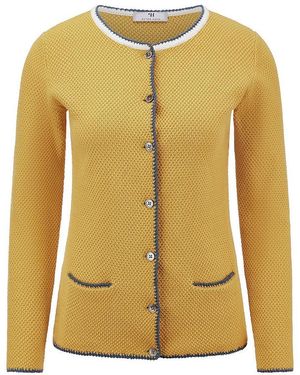 Peter Hahn Strickjacke - Gelb