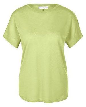 Peter Hahn Shirt Ronde Hals En Verbrede Schouders Van - Groen
