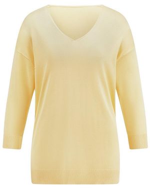 Emilia Lay V-Pullover 3/4-Arm - Gelb