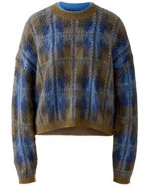 Ouí Rundhals-Pullover - Blau