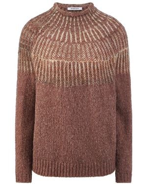 Peter Hahn Pullover Stehkragen - Braun