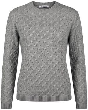 Peter Hahn Rundhals-Pullover - Grau