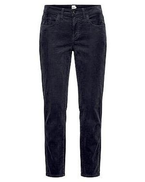Brax Enkellange Cordbroek Van - Blauw