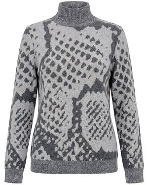 Emilia Lay Pullover Stehkragen - Grau