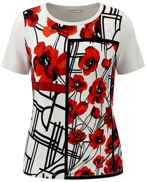 Peter Hahn Blusen-shirt - Rot