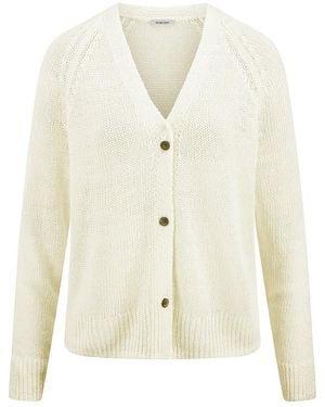 Peter Hahn Strickjacke - Weiß