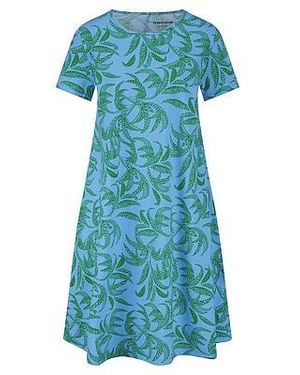 Green Cotton Jurk Naja Van - Blauw